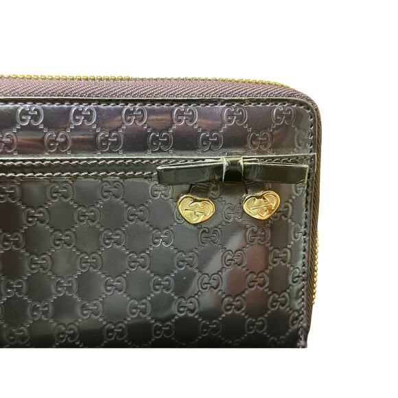 Rare Purple‎ Gucci Guccissima Long Wallet Zip Around*Beautiful! Great Condition! - Picture 3 of 12